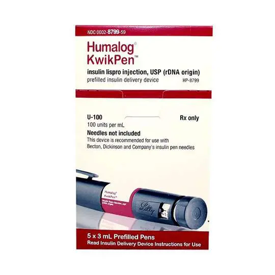 Humalog Lispro KwikPen 100IU/3ml