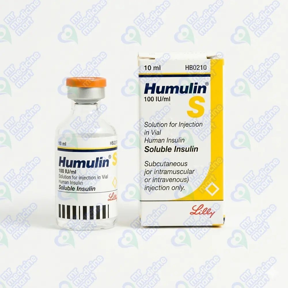 Humulin S Vial 100IU/10ml