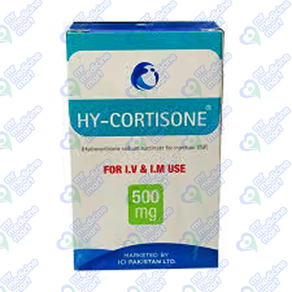 Hy-Cortisone 500mg Injection 1 'S