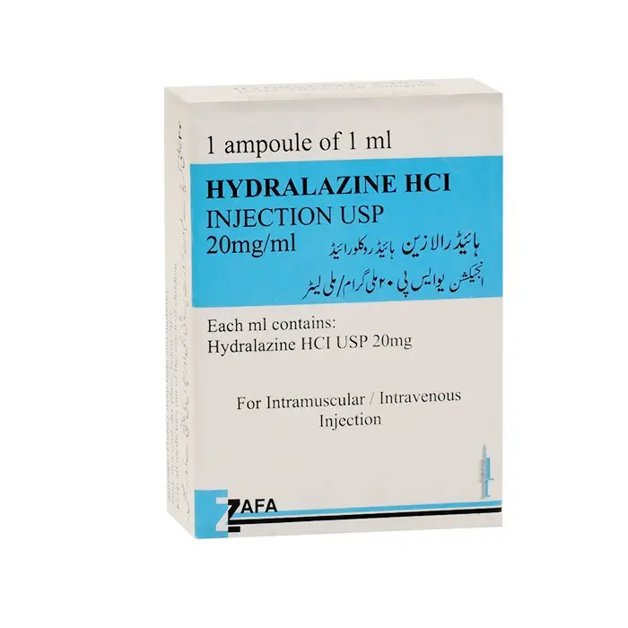 Hydralazine HCI Injection 20mg 1's