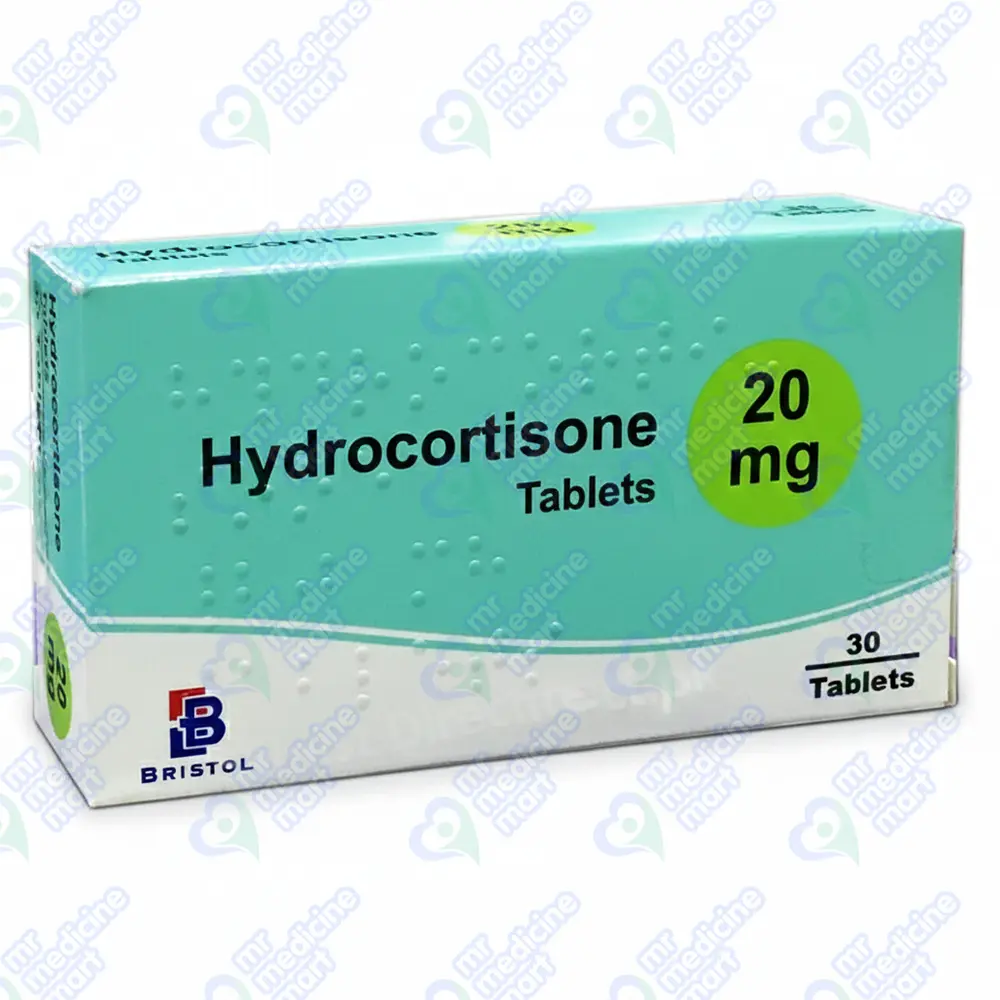 Bristol Hydrocortisone 20mg Tablet (Imported)