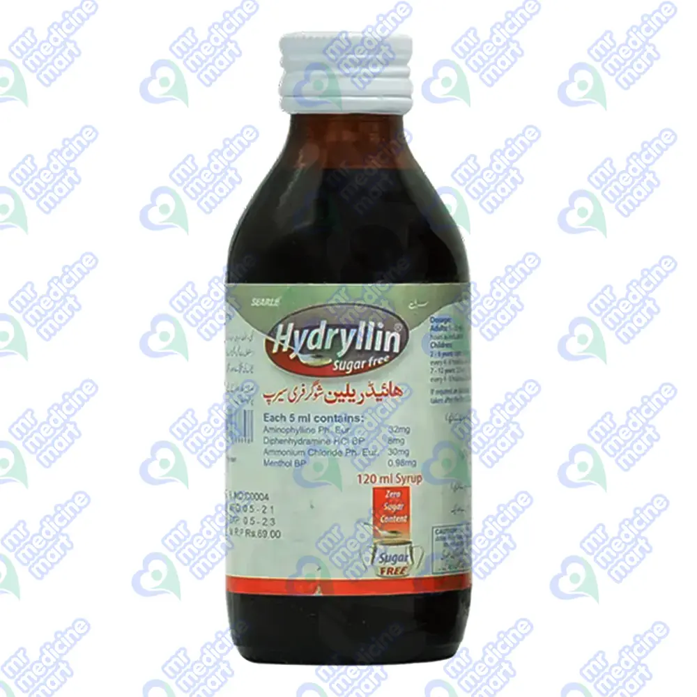 Hydryllin Sugar Free Syrup 120 ml