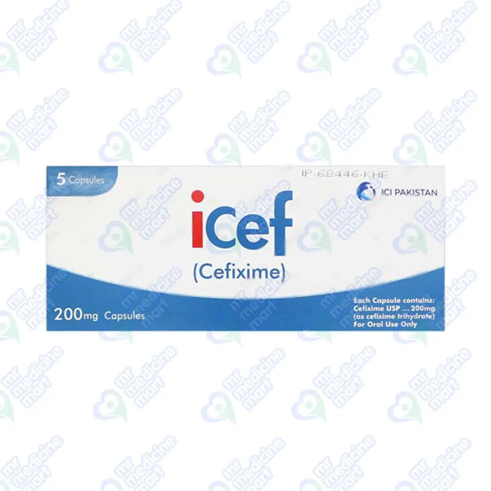Icef 200mg Capsule 5 'S