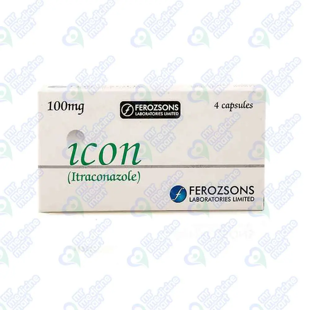 Icon Capsule 100mg 4's 