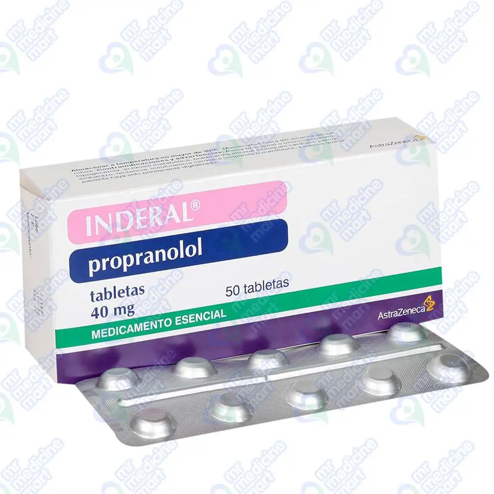 Inderal 40mg Tablet 25 'S