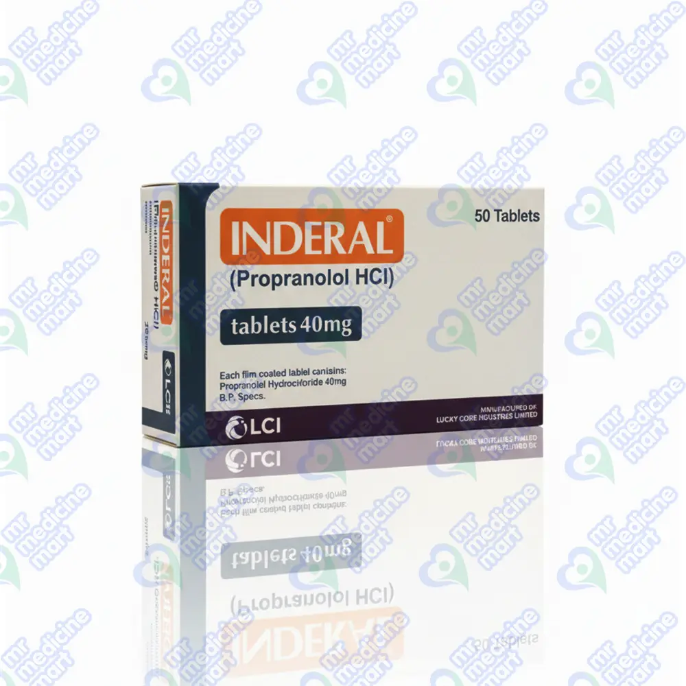 Inderal 40mg Tablet 