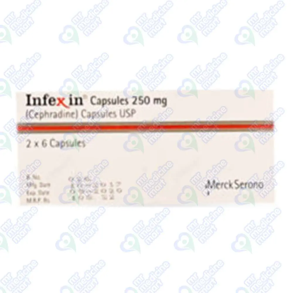 Infexin 250mg Capsule 6 'S