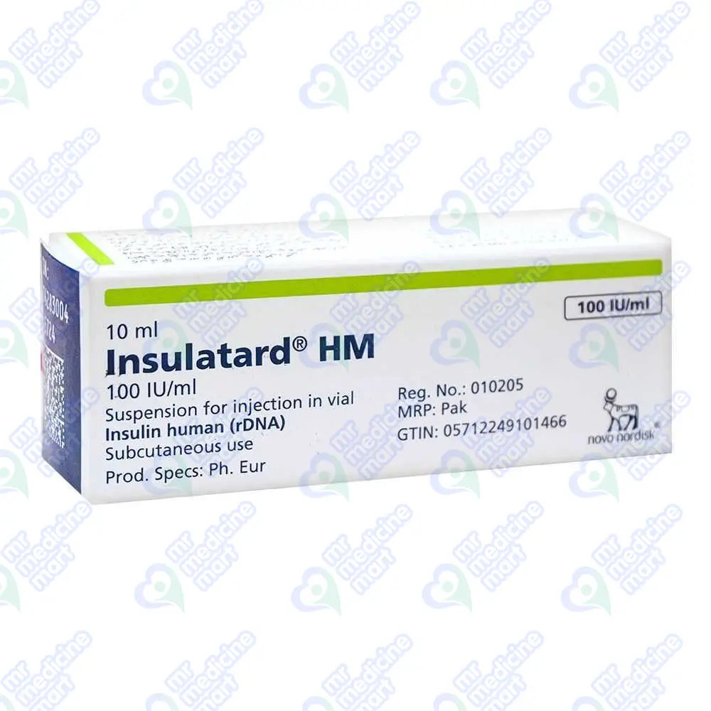 Insulatard HM Vial 3ml/100IU
