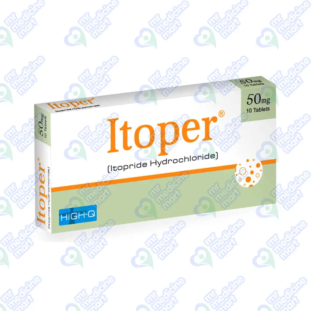 Itoper 50mg Tablet 10 'S