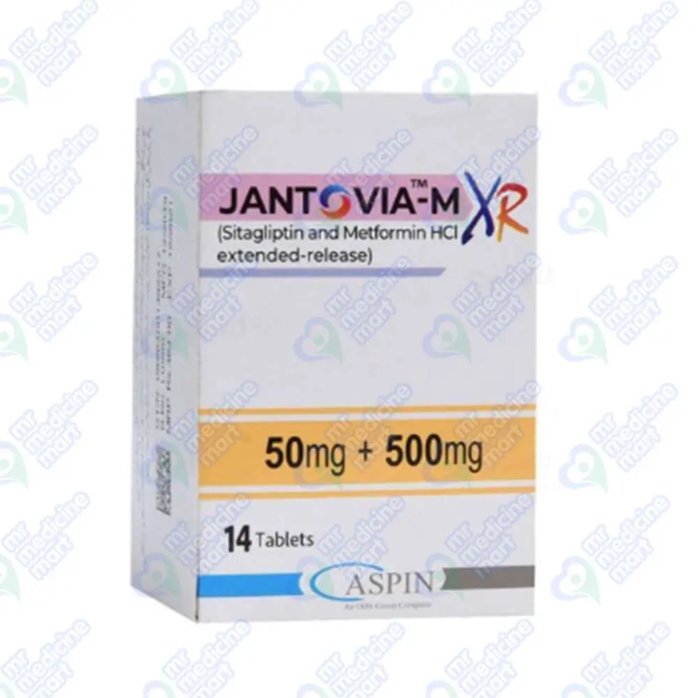Jantovia-M XR 50mg+500mg Tablet 14 'S