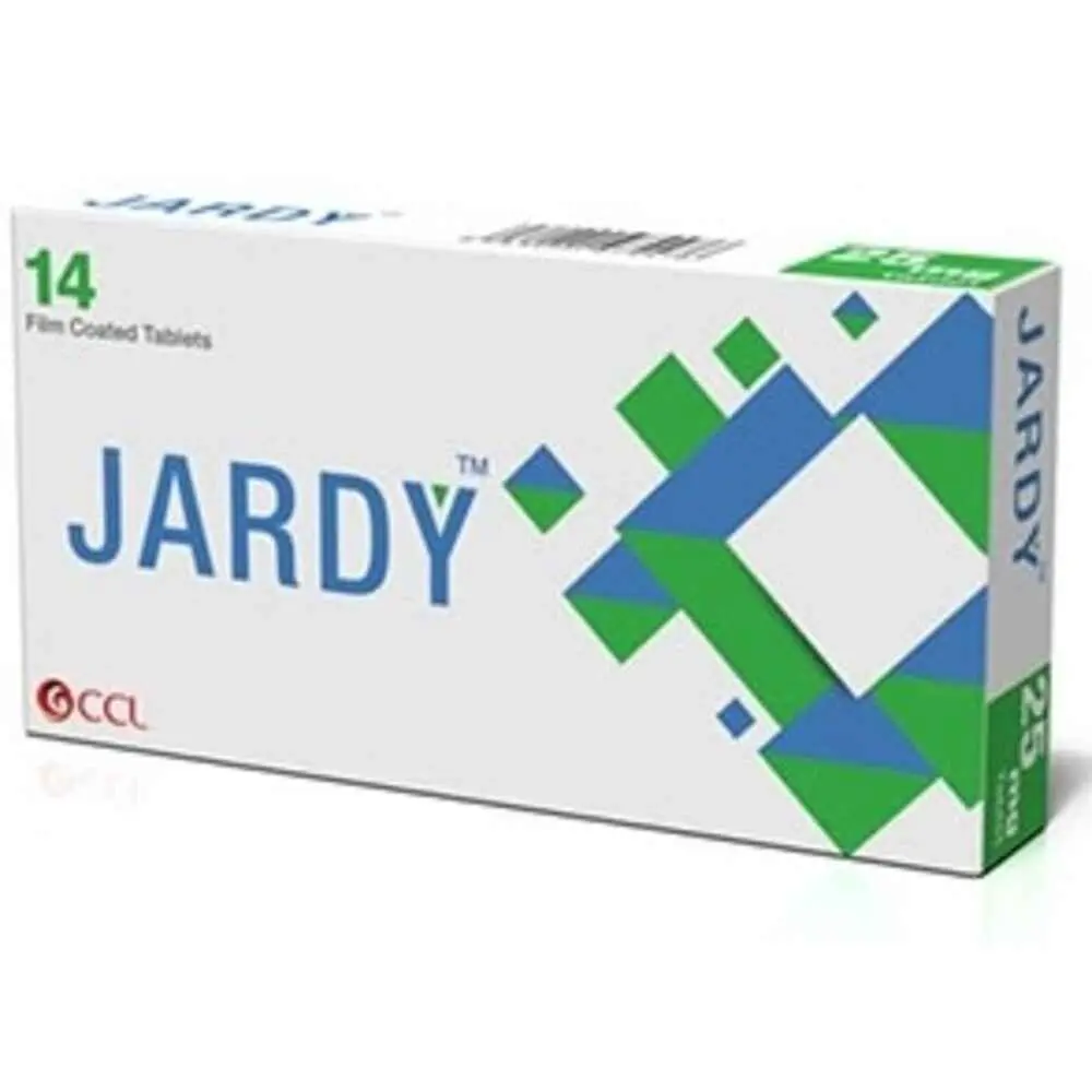 Jardy 25mg Tablet 7 'S