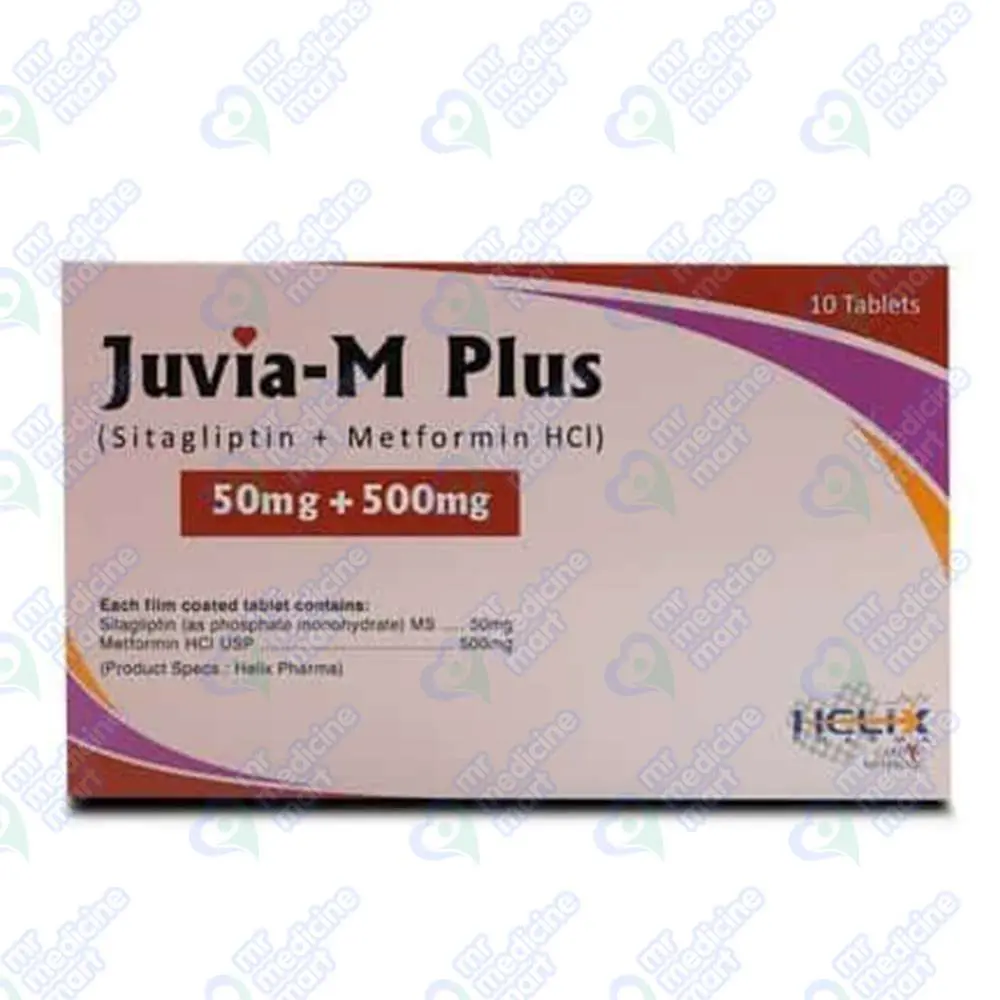 Juvia-M Plus 50mg+500mg Tablet 10 'S