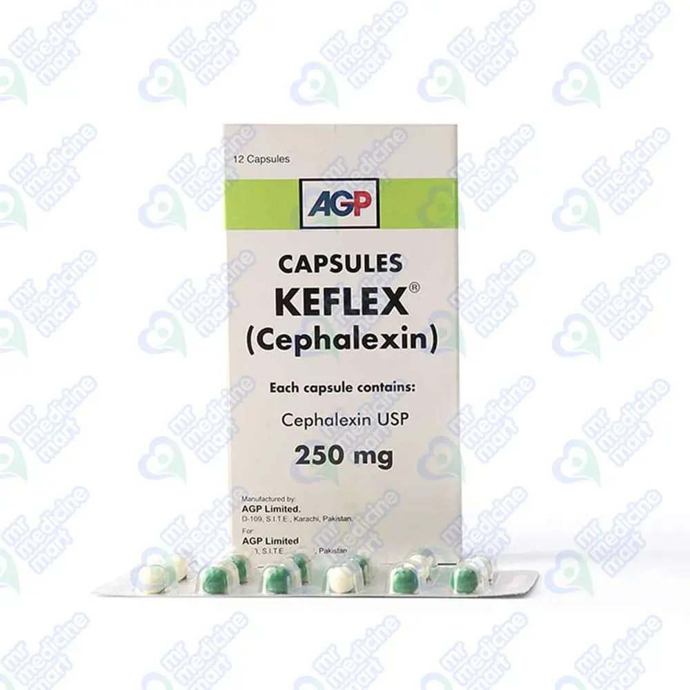 Keflex 250mg Capsule 12 'S