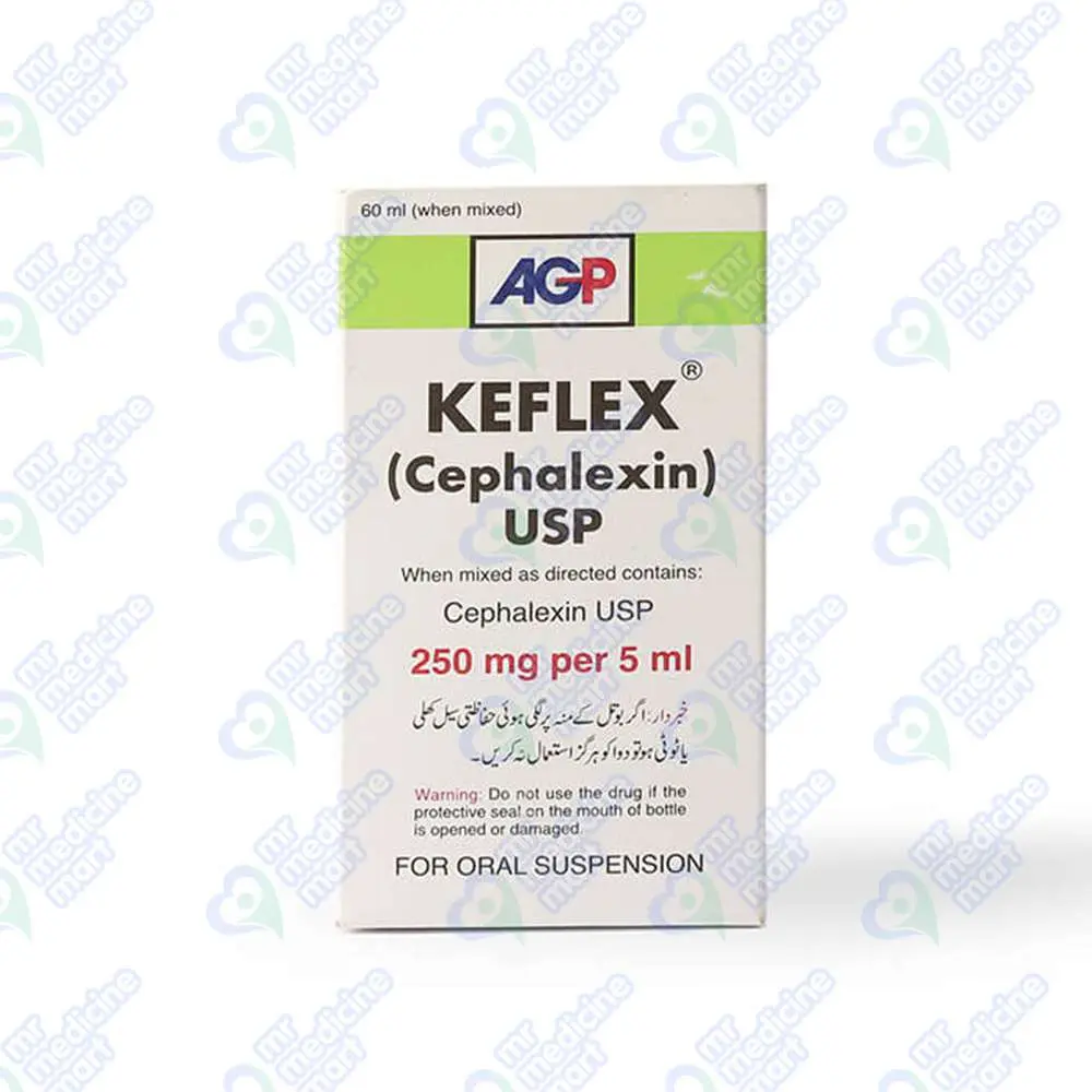 Keflex 250mg/5ml Suspension 60 ml