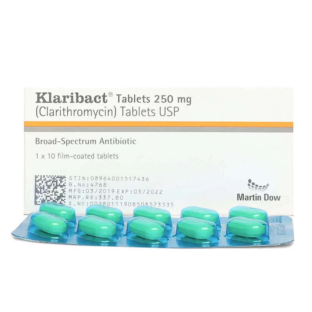 Klaribact 250mg Tablet