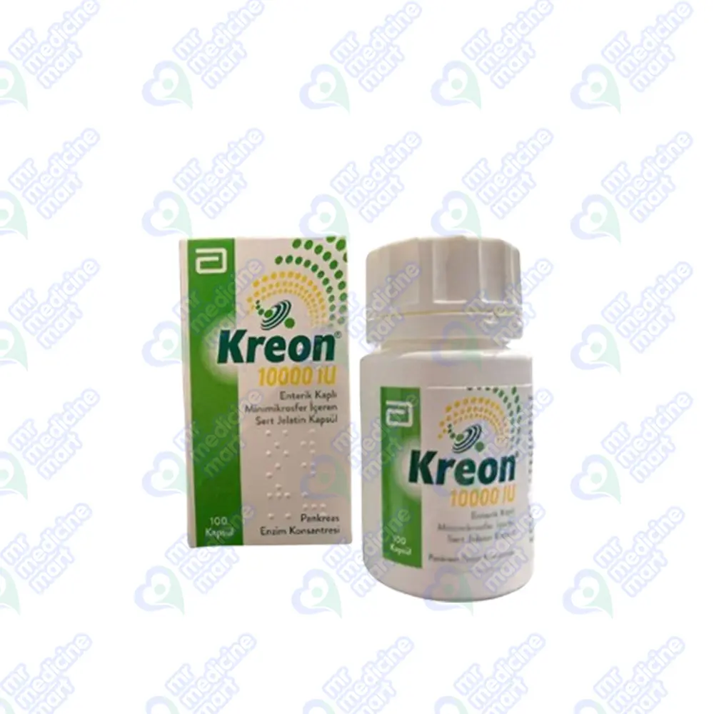 Kreon 10000 Capsules 100's (Imported)(Net)