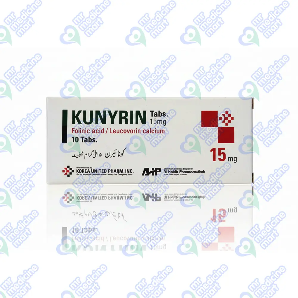 Kunyrin 15mg Tablet 10's (Net)