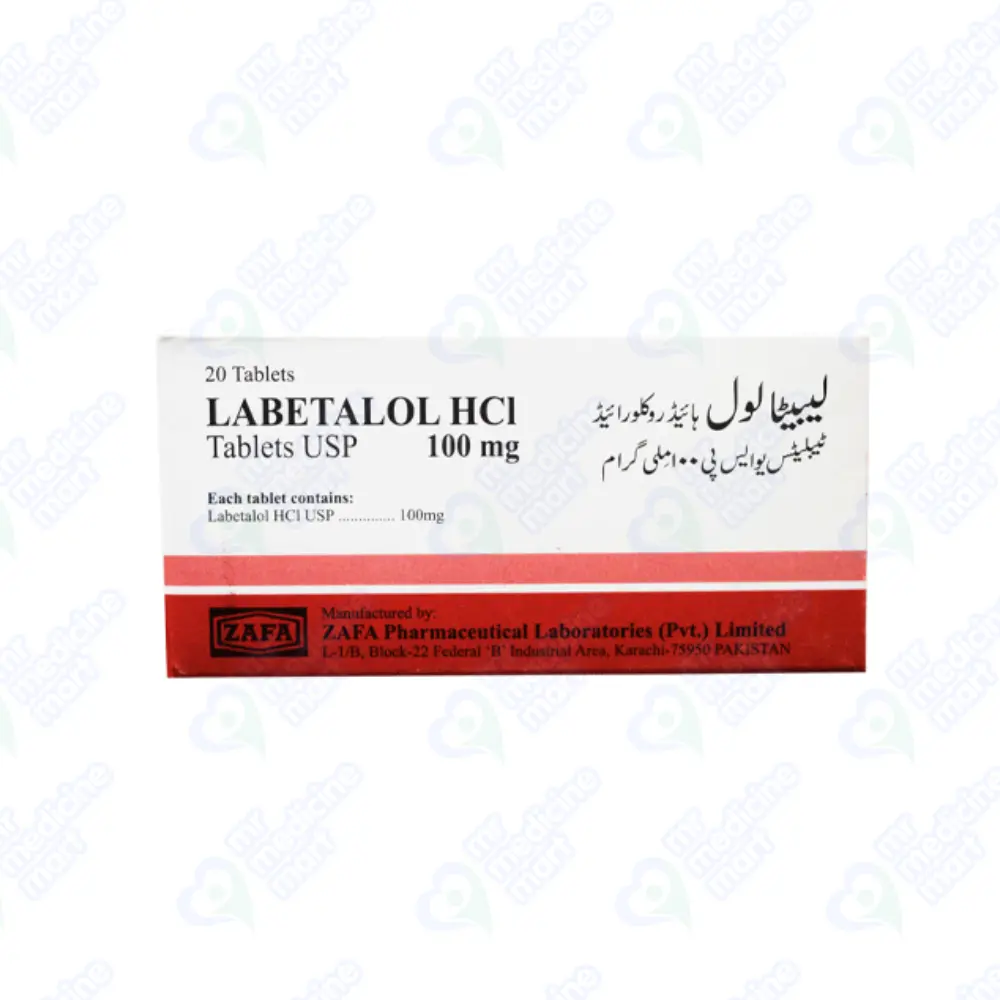 Labetalol HCL 100mg Tablet