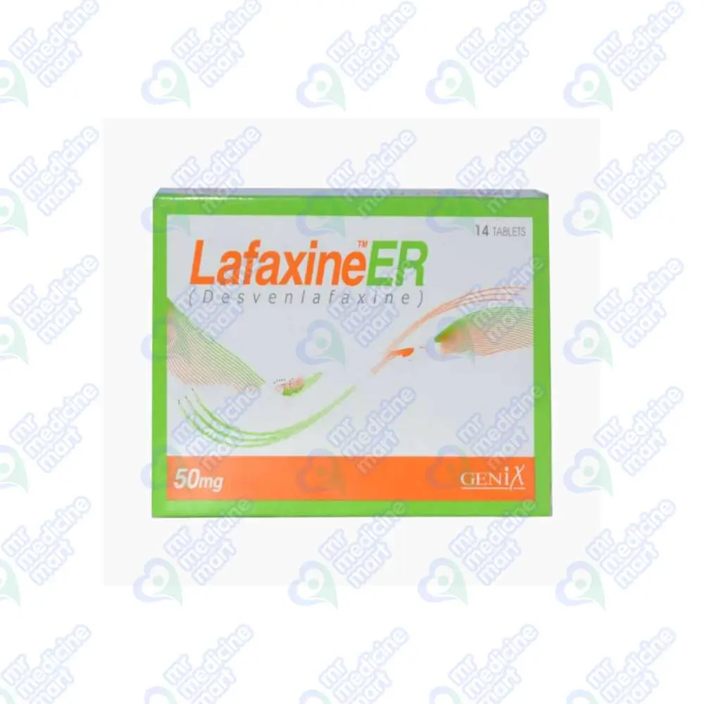 Lafaxine ER 50mg Tablet 14 'S