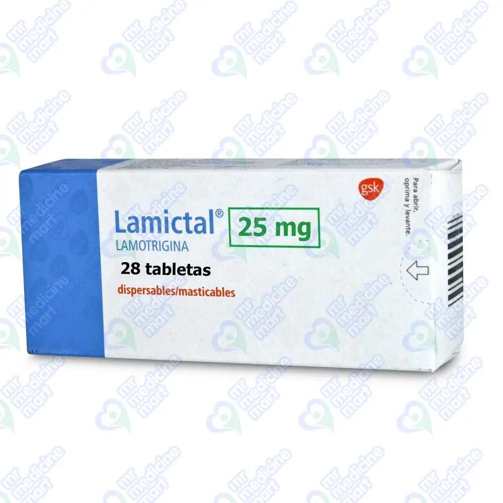 Lamictal 25mg Tablet 10 'S