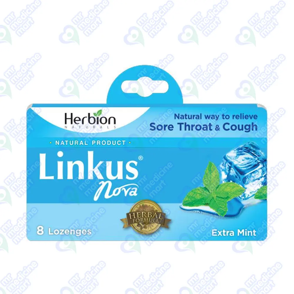 Linkus Lozenges Extra Mint 8's(1x12)