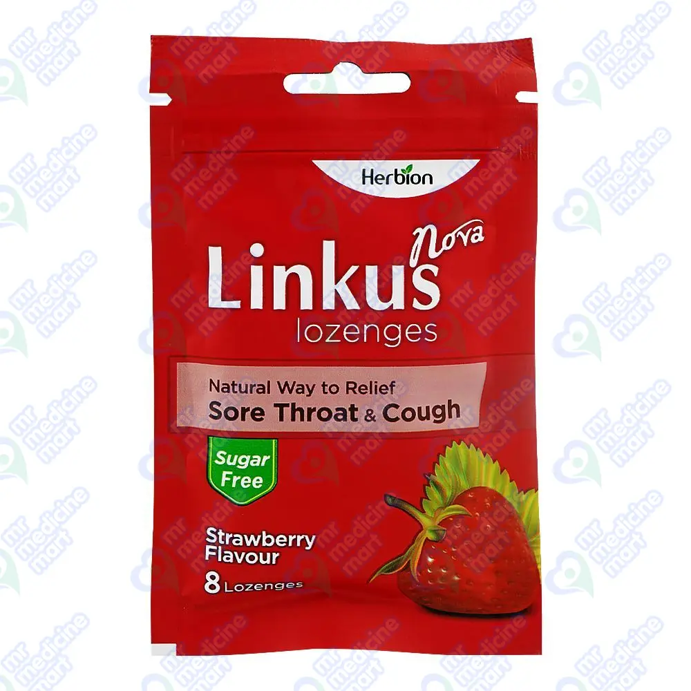 Linkus Lozenges Strawberry 8s