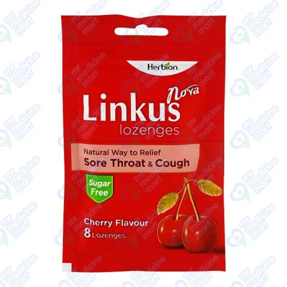Linkus Nova Lozenges Cherry 8's (1X12)
