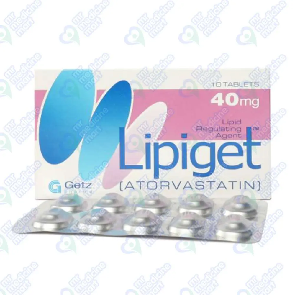 Lipiget 40mg Tablet 10 'S