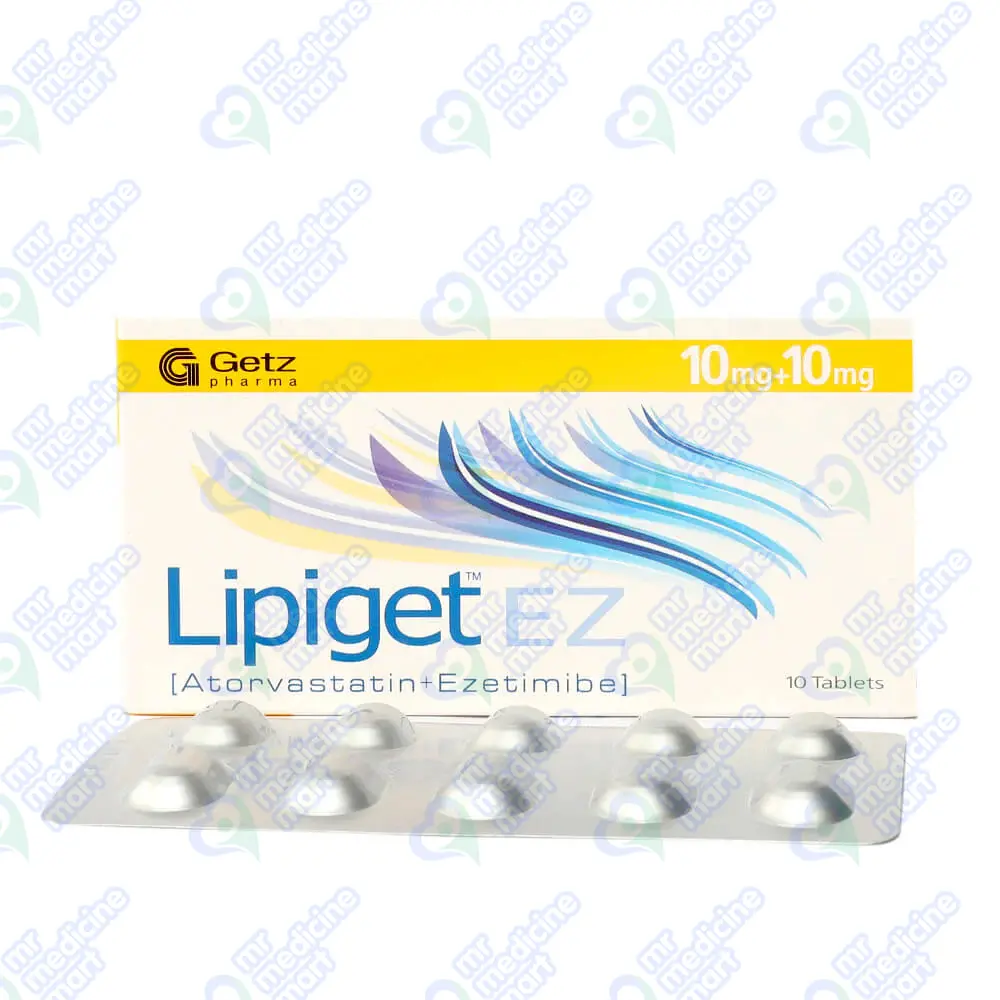 Lipiget EZ 10mg+10mg Tablet 10 'S