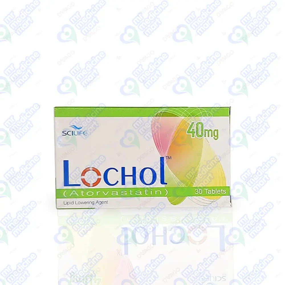 Lochol Usp 40mg Tablet 30's