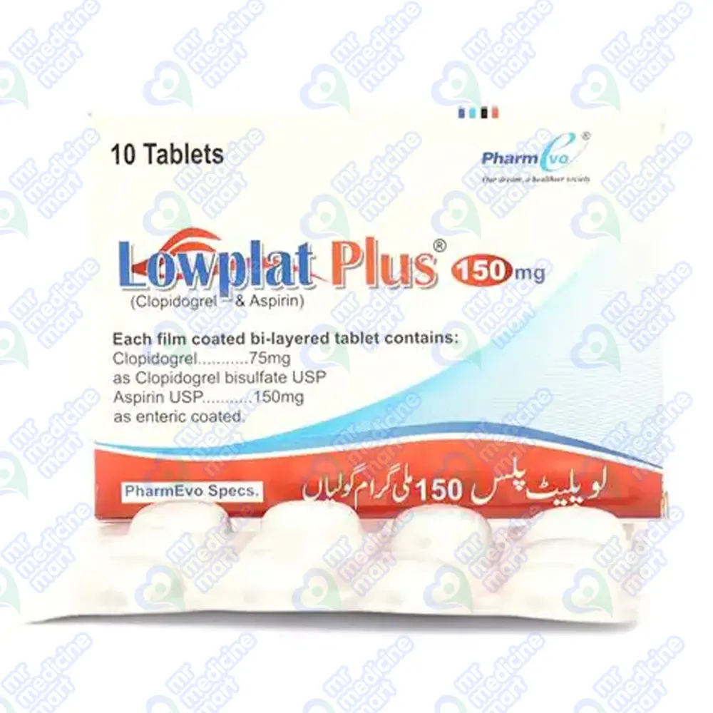 Lowplat Plus 150mg Tablet 10 'S