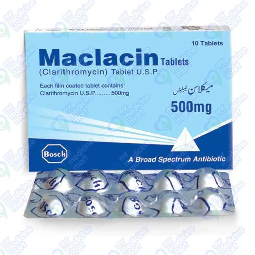 Maclacin 500mg Tablet 10 'S