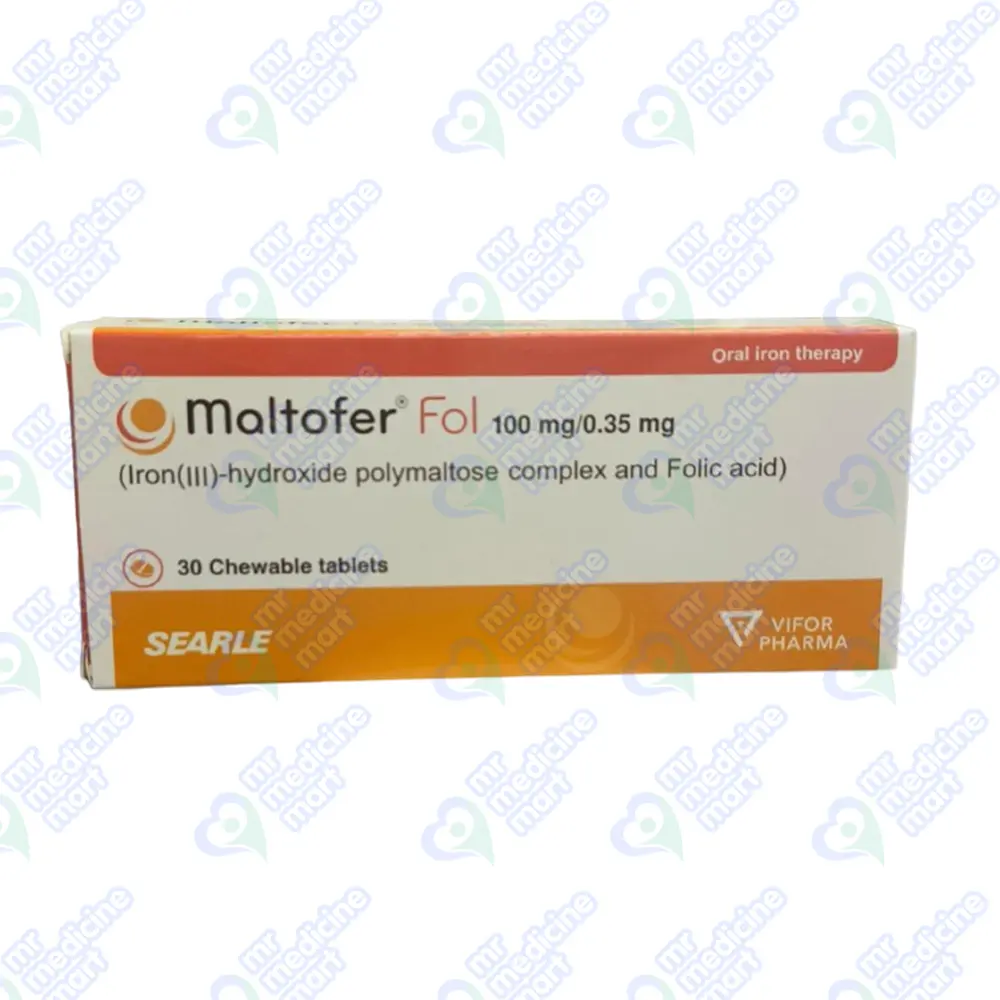Maltofer Fol 100mg/0.35mg Tab