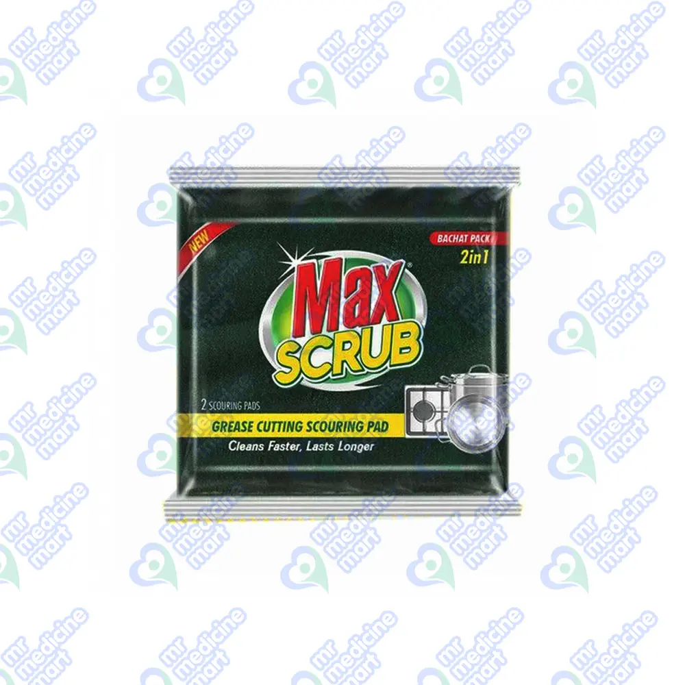Max Scrb Grease Cutting Sponge 2in1