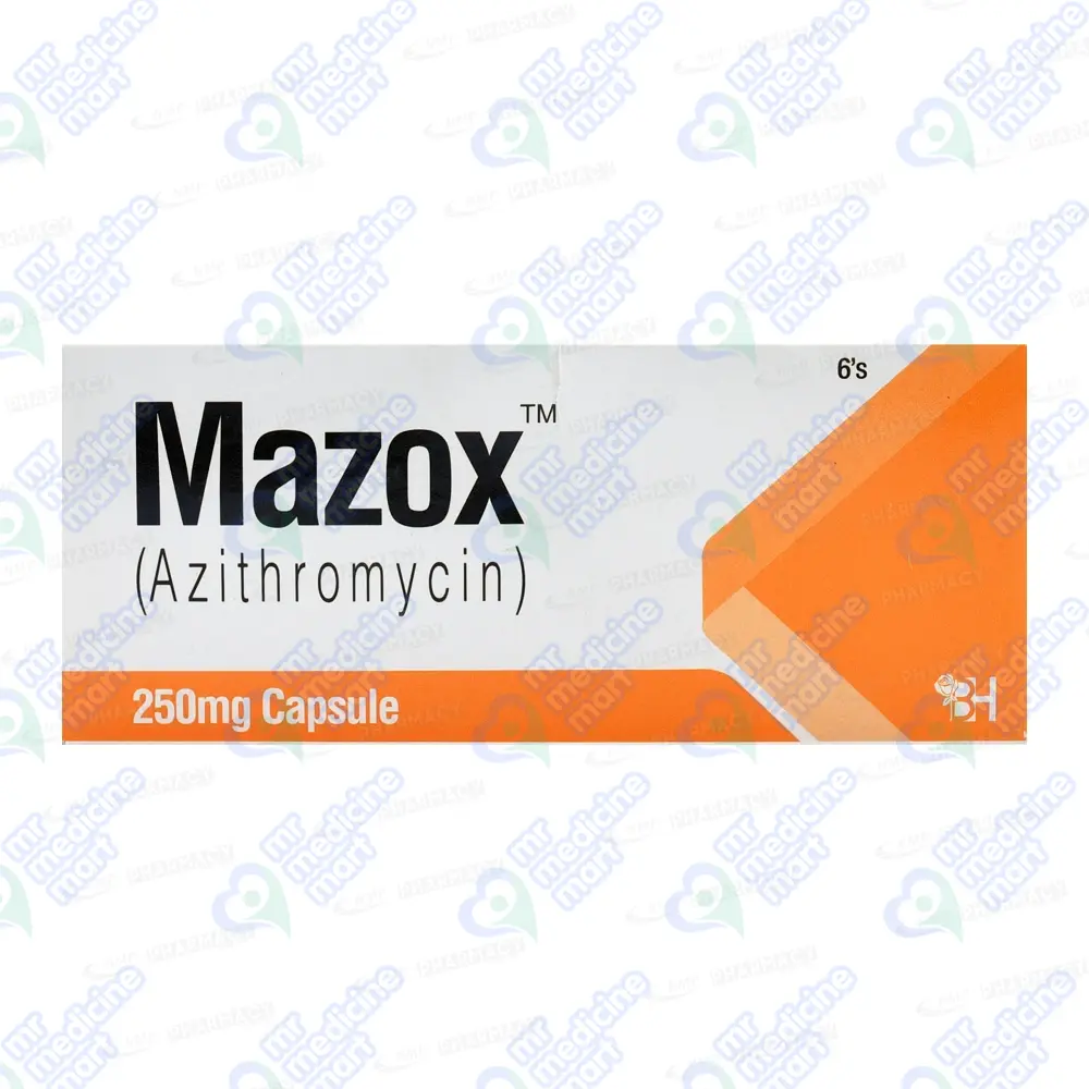 Mazox 250mg Capsule 6's