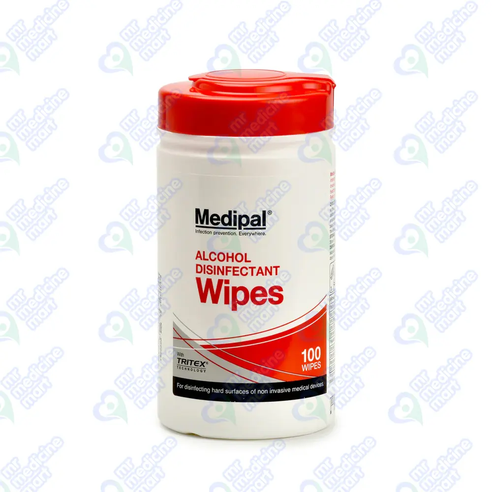 Medipal Alcohol Disinfectant Wipes 100's