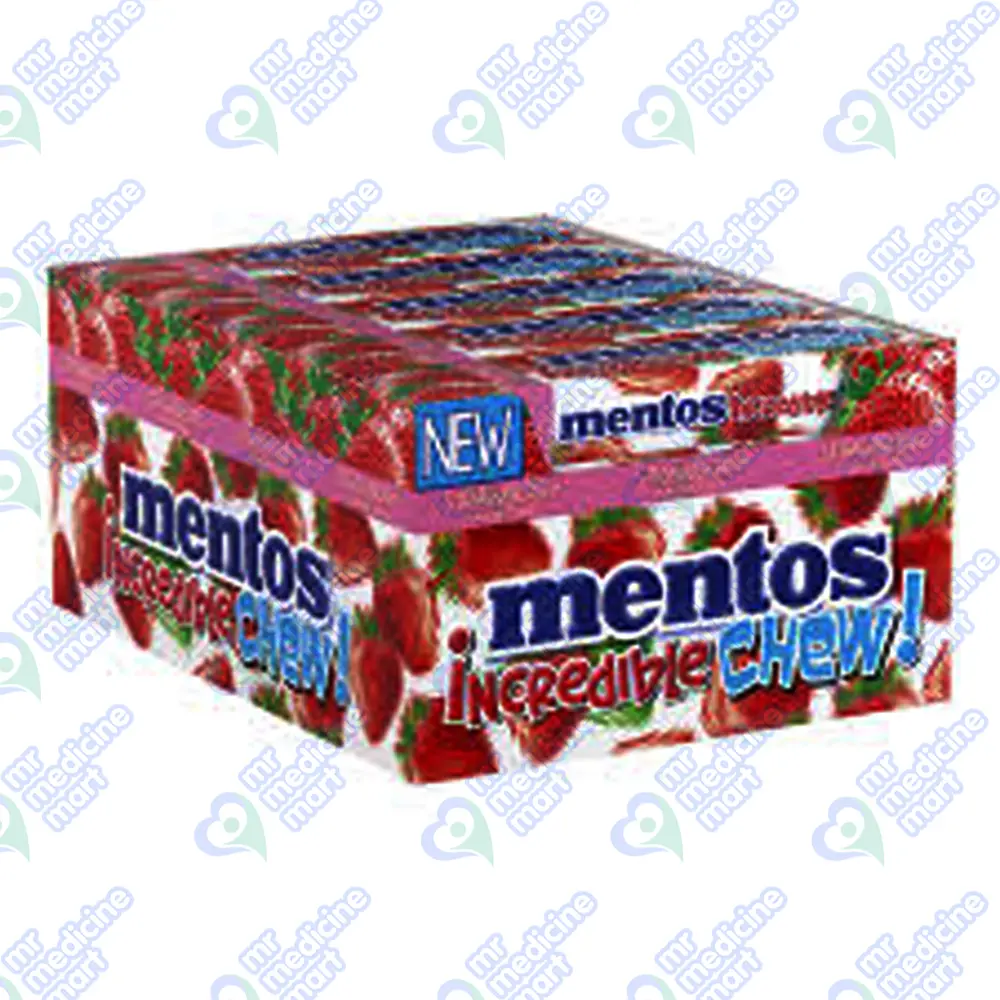Mentos Incredible Strawberry Chew(1x20)