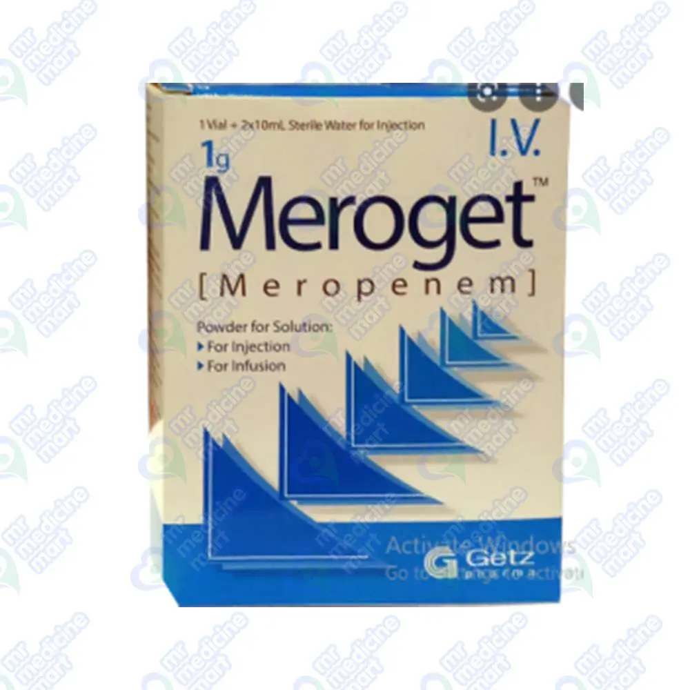 Meroget 1gm Injection 1 Vial