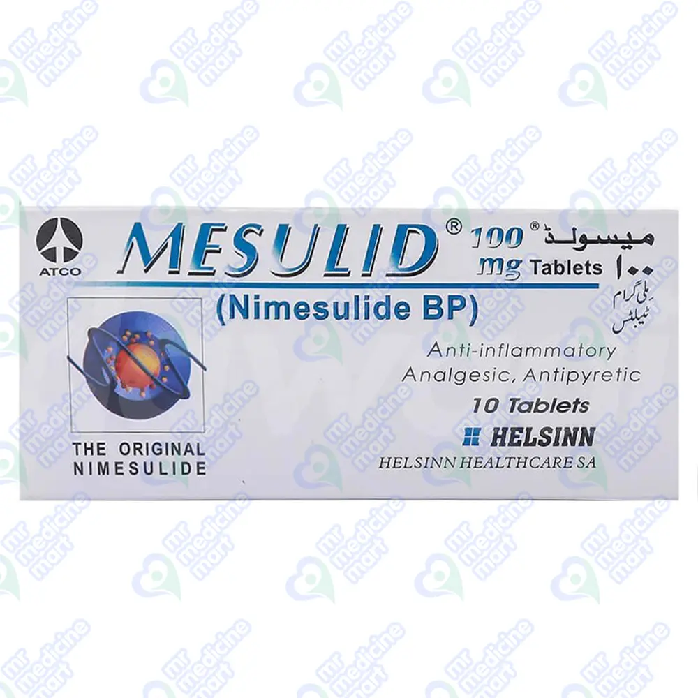 Mesulid 100mg Tabs 10 'S