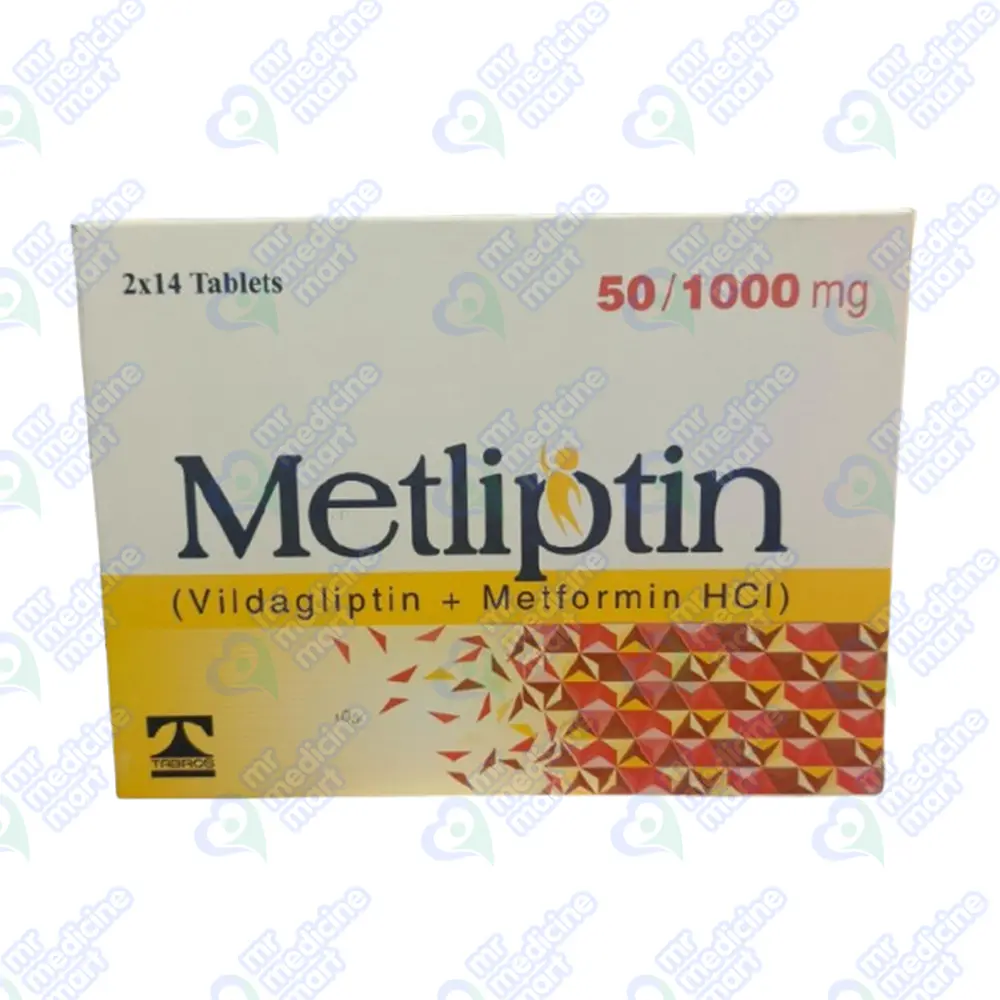 Metliptin 50/1000mg Tablet