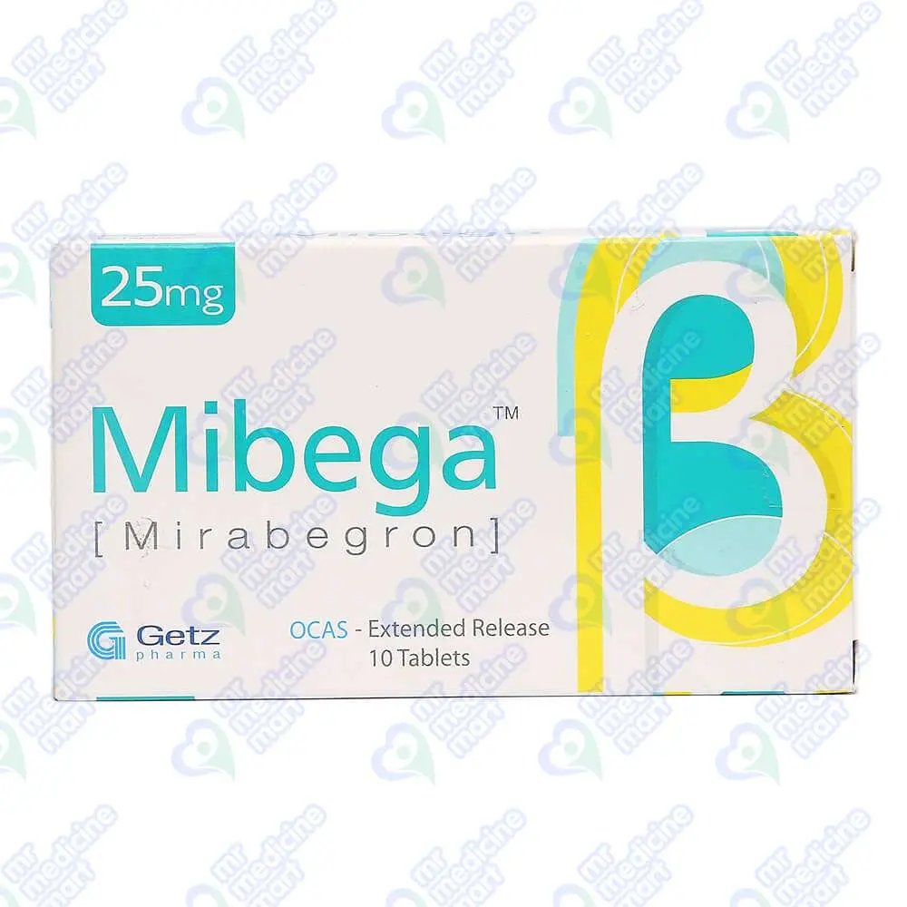 Mibega 25mg Tablet 10 'S