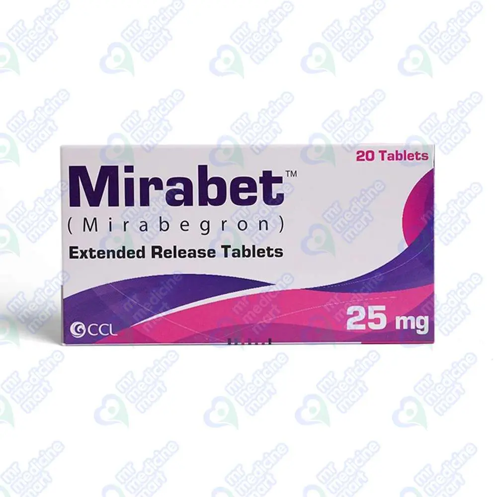 Mirabet 25mg Tablet 10 'S