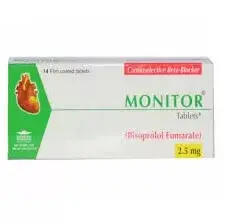 Monitor 2.5mg Tablet 14.0 S'