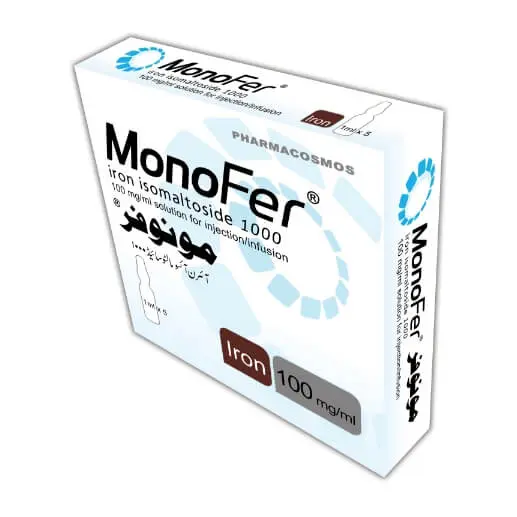 Monofer 100mg Injection (Iron Sucrose ,Venofer) Price in Pakistan