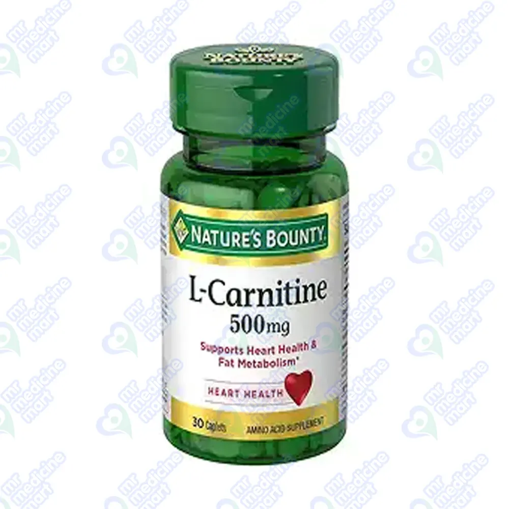 Nature's Bounty L Carnitine 500mg Capsule 30s