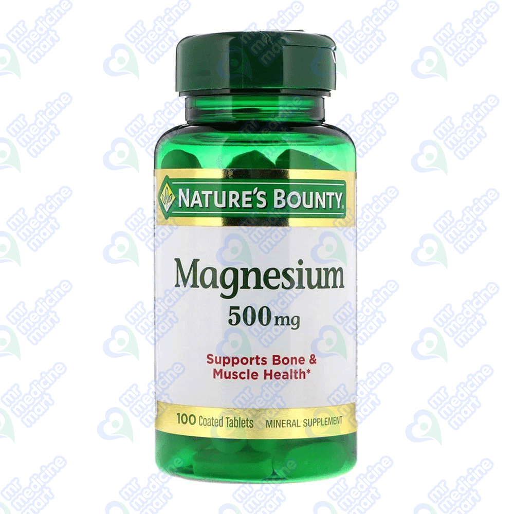 Nature's Bounty Magnesium 500Mg Tablet 100's