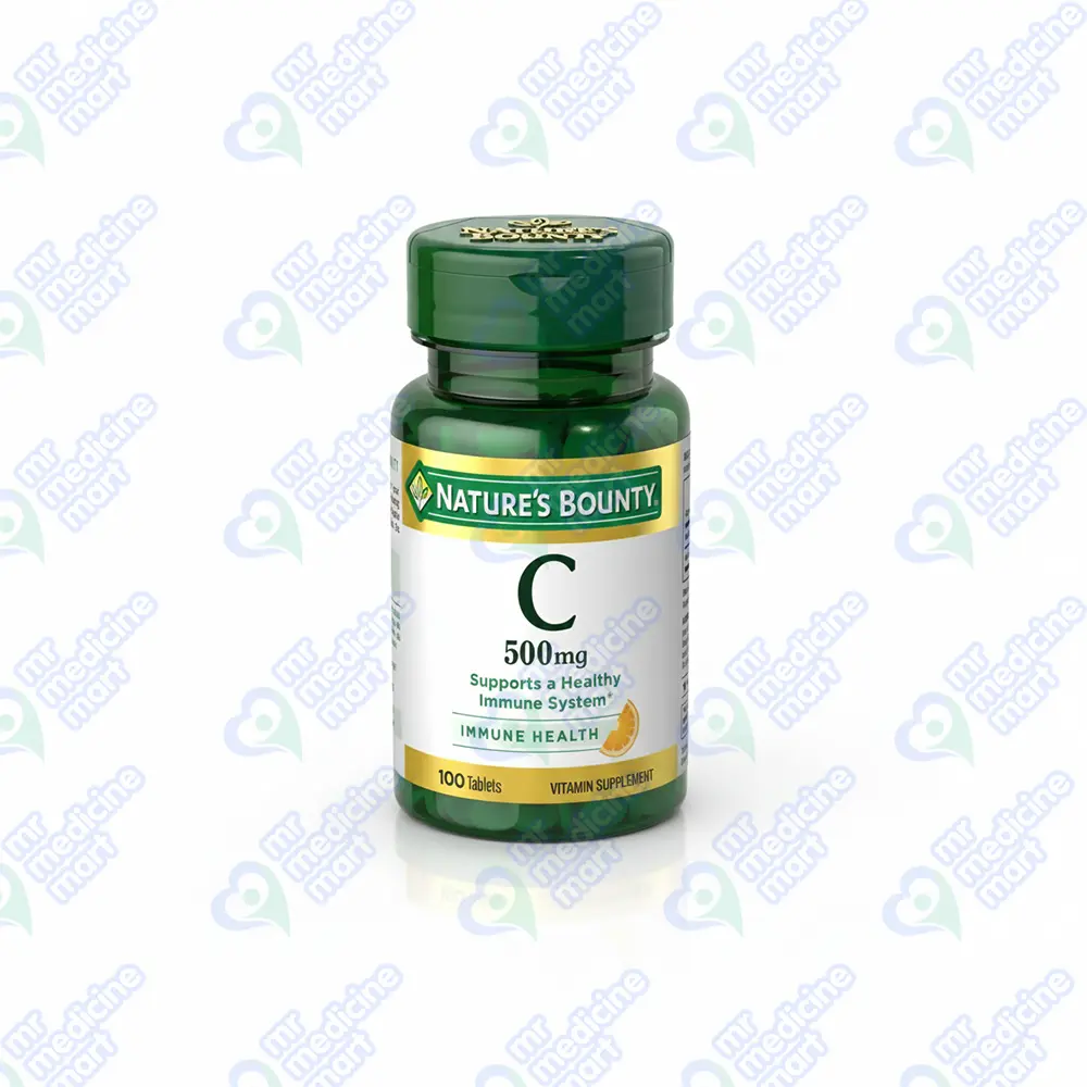 Nature's Bounty Vitamin C 500Mg Tablet 100'S