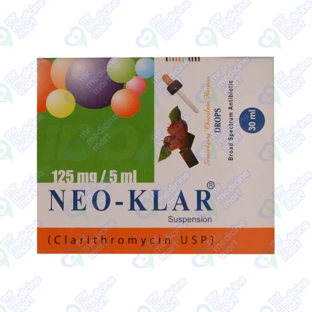 Neo-Klar 125mg/5ml Drop 30 ml
