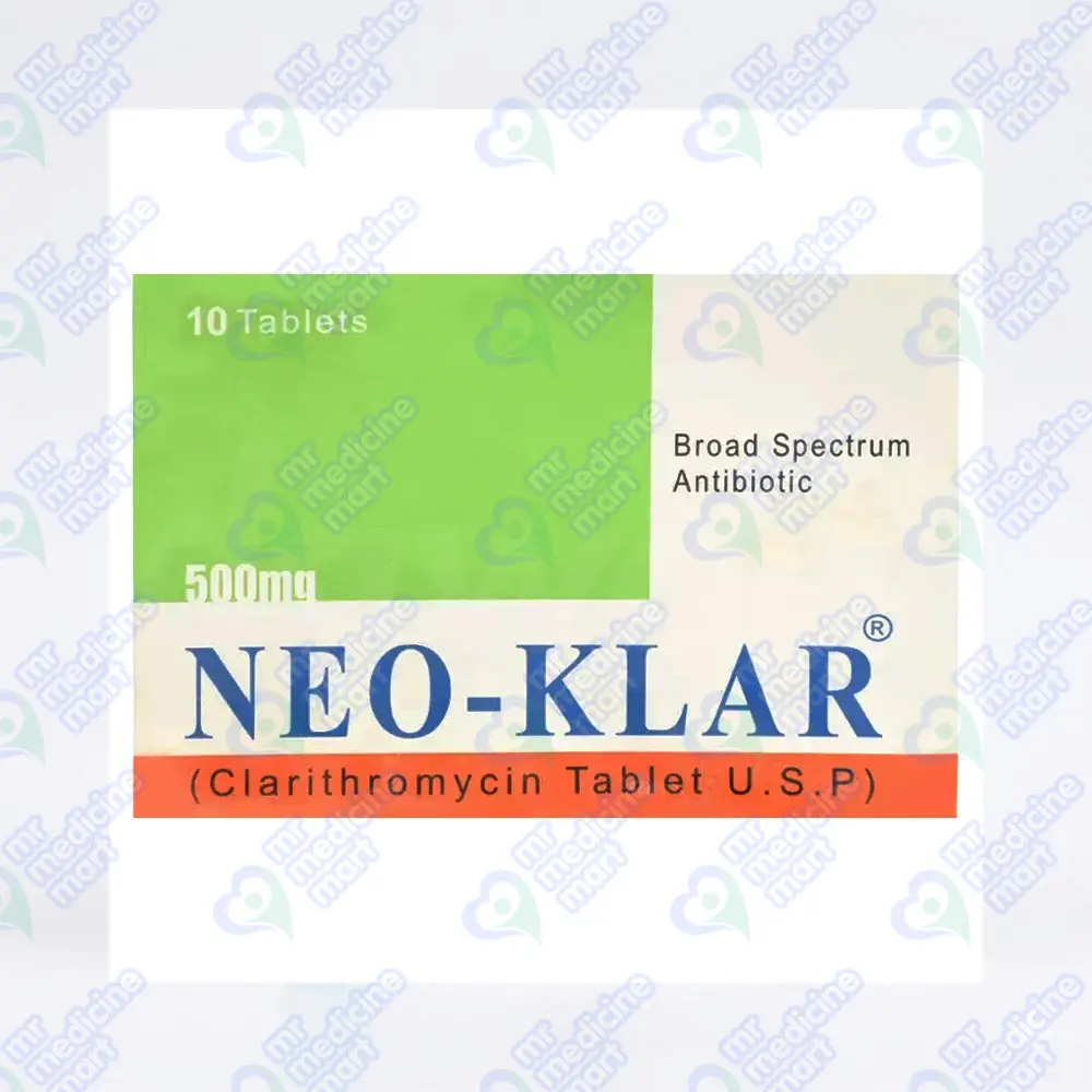 Neo-Klar 500mg Tablet 10 'S