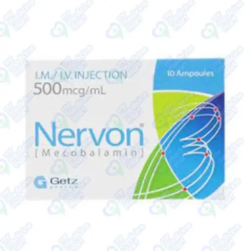 Nervon IM/IV Injection 500mcg (Mecobalamin) Price In Pakistan I Uses